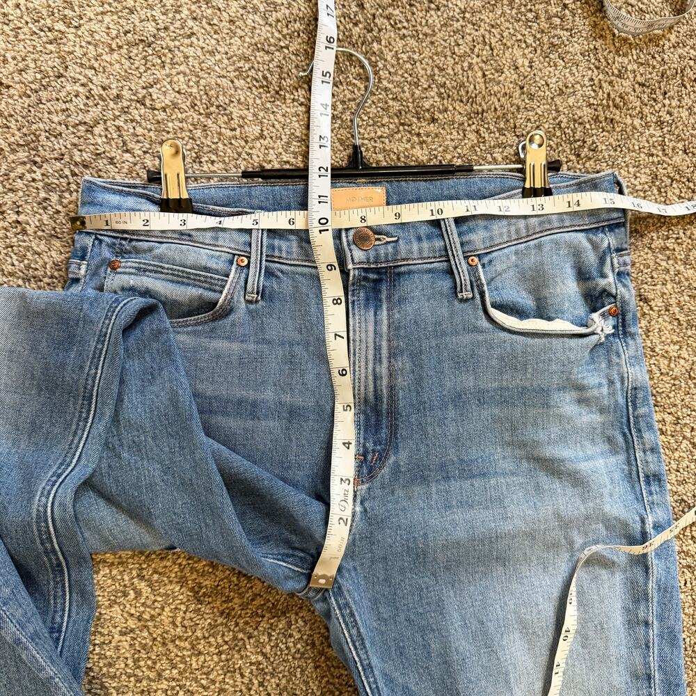 MOTHER The Mid Rise Dazzler Ankle Cut & Paste Size 30 - Picture 6 of 7